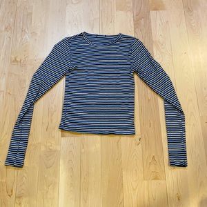 A striped longsleeve shirt